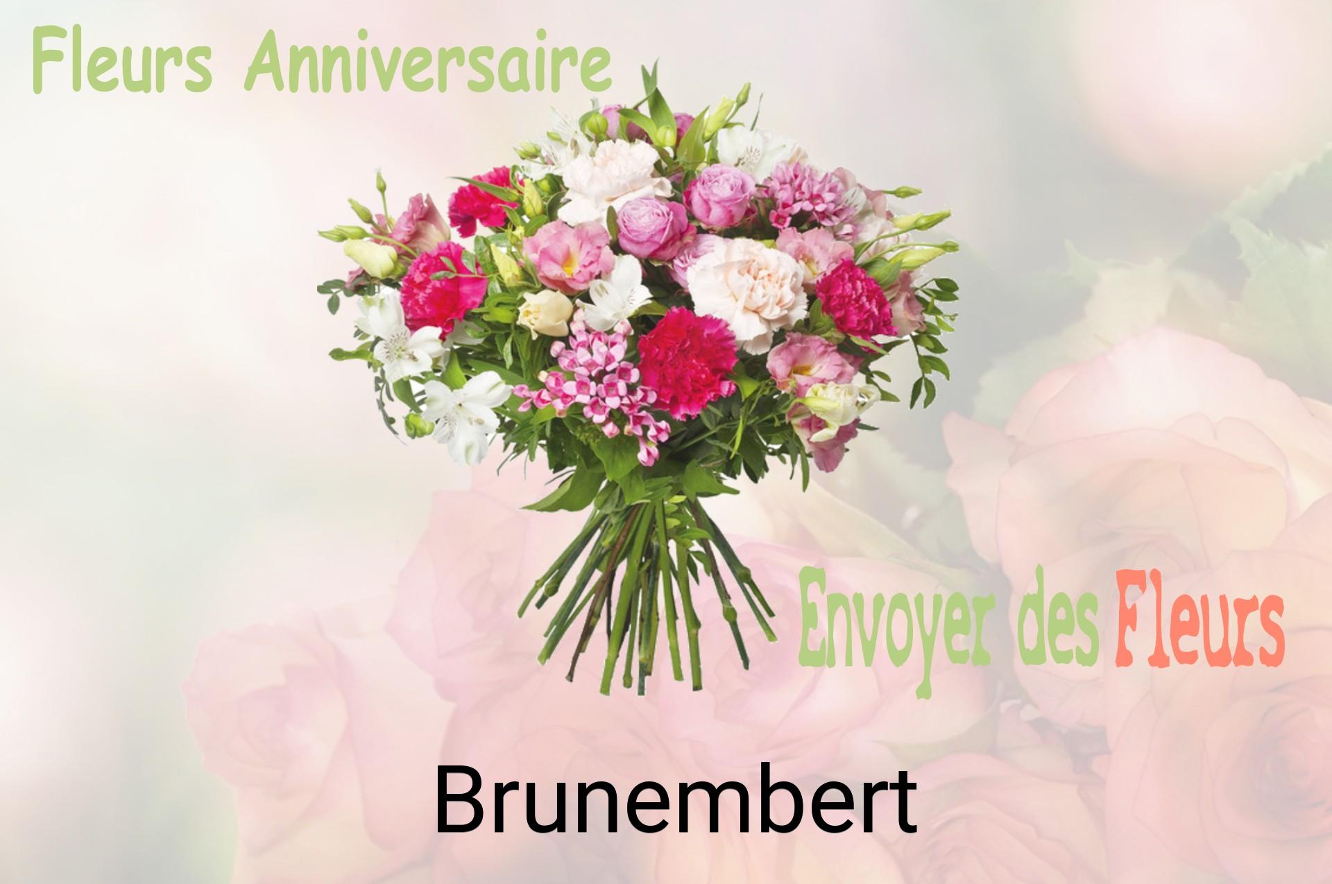 Bouquet de fleurs d’anniversaire livré à Brunembert